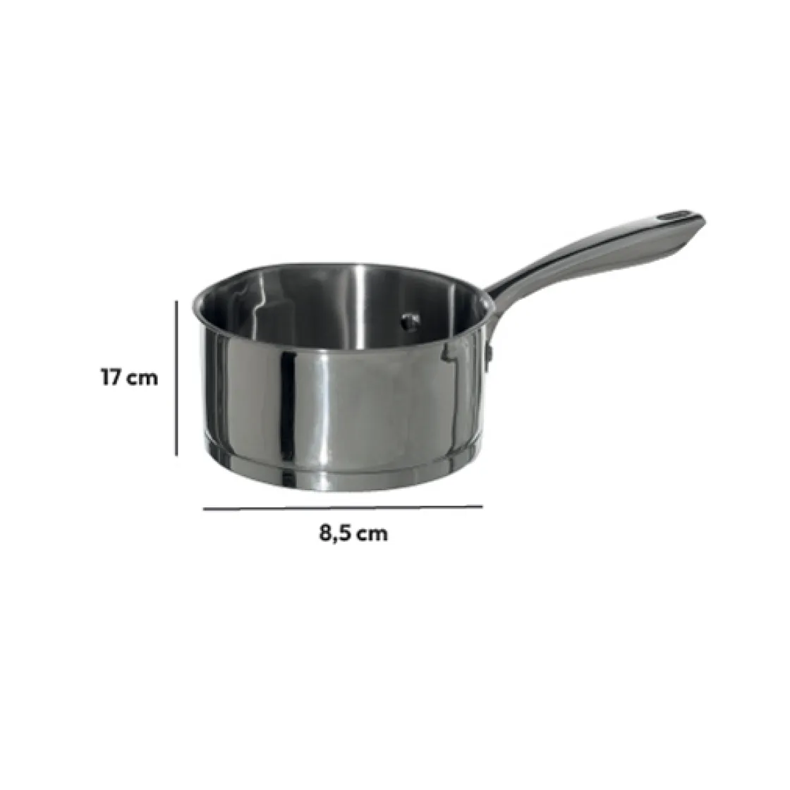 5five Casserole Inox, 16 cm