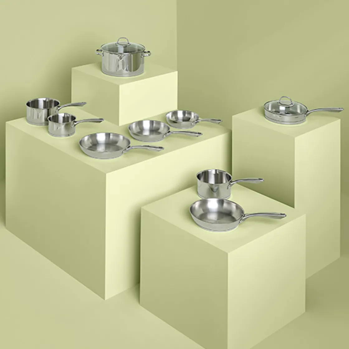 5five Casserole Inox, 16 cm