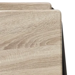 5five Chaise de bar pliante, Effet chêne naturel