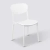 5five Chaise empilable plastique, Blanc