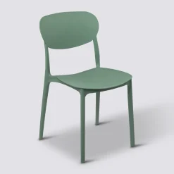 5five Chaise empilable plastique, Vert
