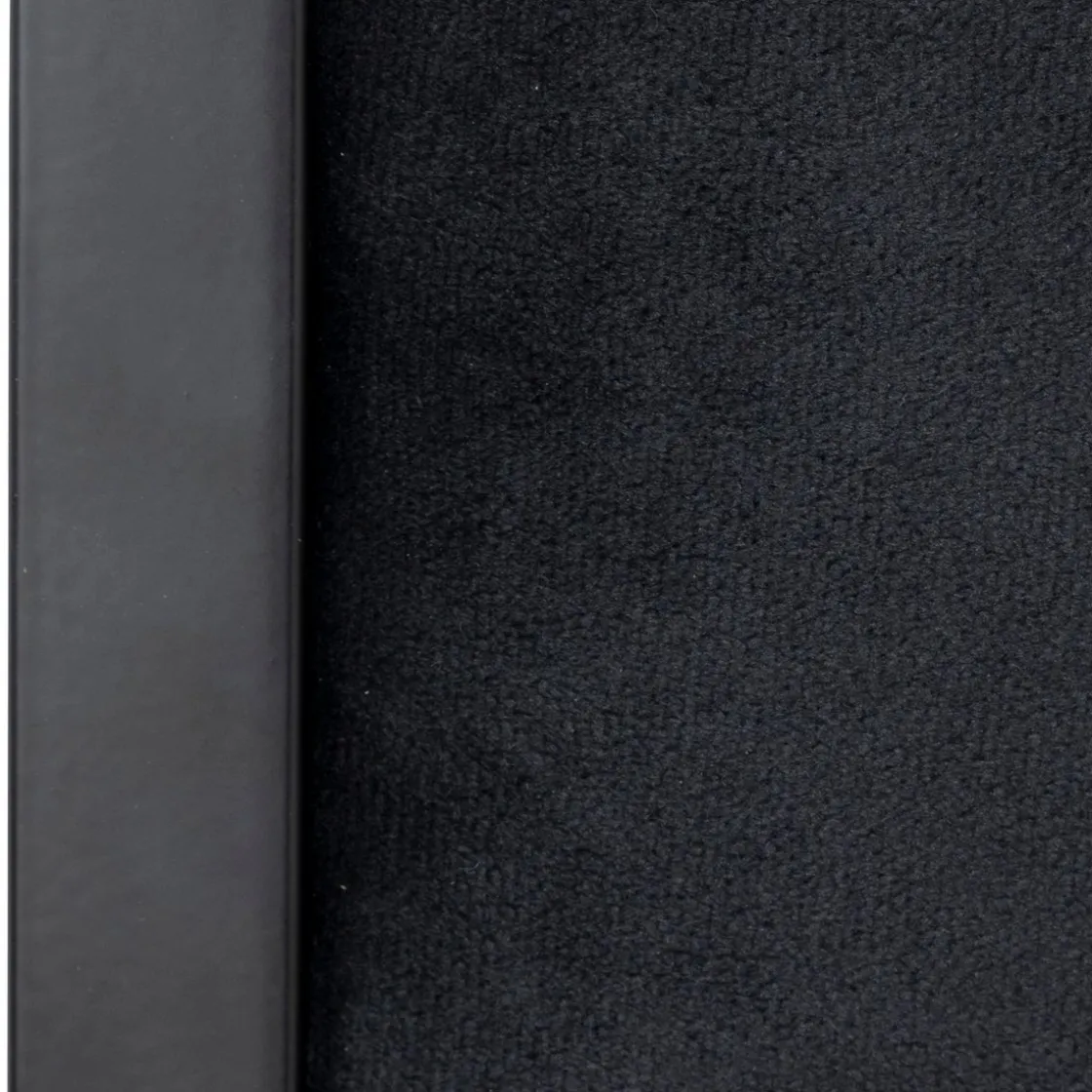 5five Chaise pliante velours, Noir