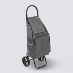 5five Chariot de course 2 roues, Métal gris