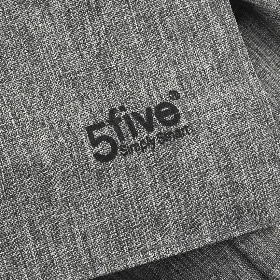 5five Chariot de course 2 roues, Métal gris