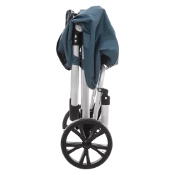 5five Chariot de course pliable 2 roues, Bleu pérole