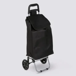 5five Chariot de courses 2 roues, Noir