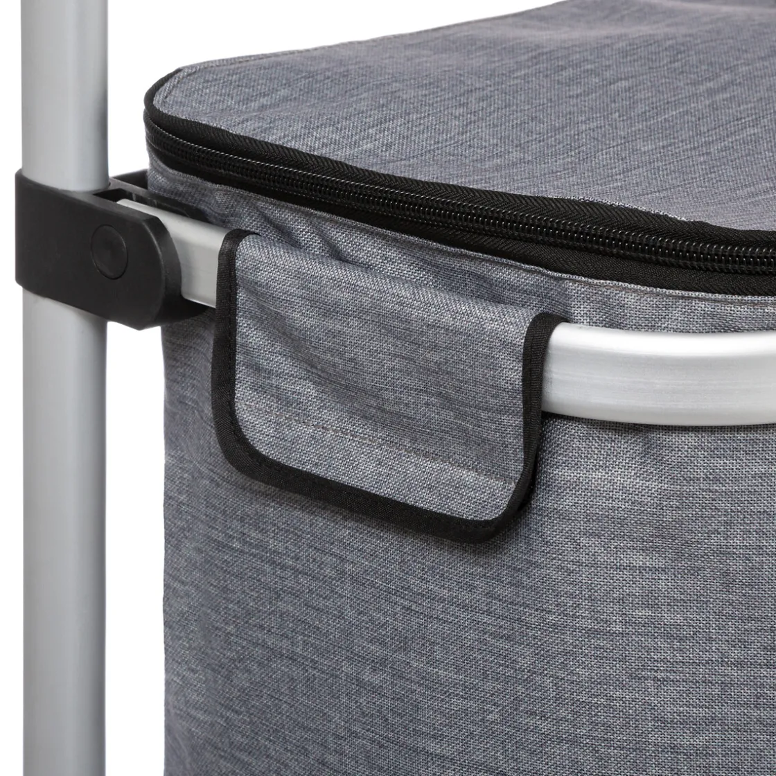 5five Chariot de courses fraîcheur, Gris