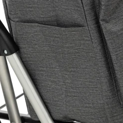 5five Chariot pliant 4 roues, Gris