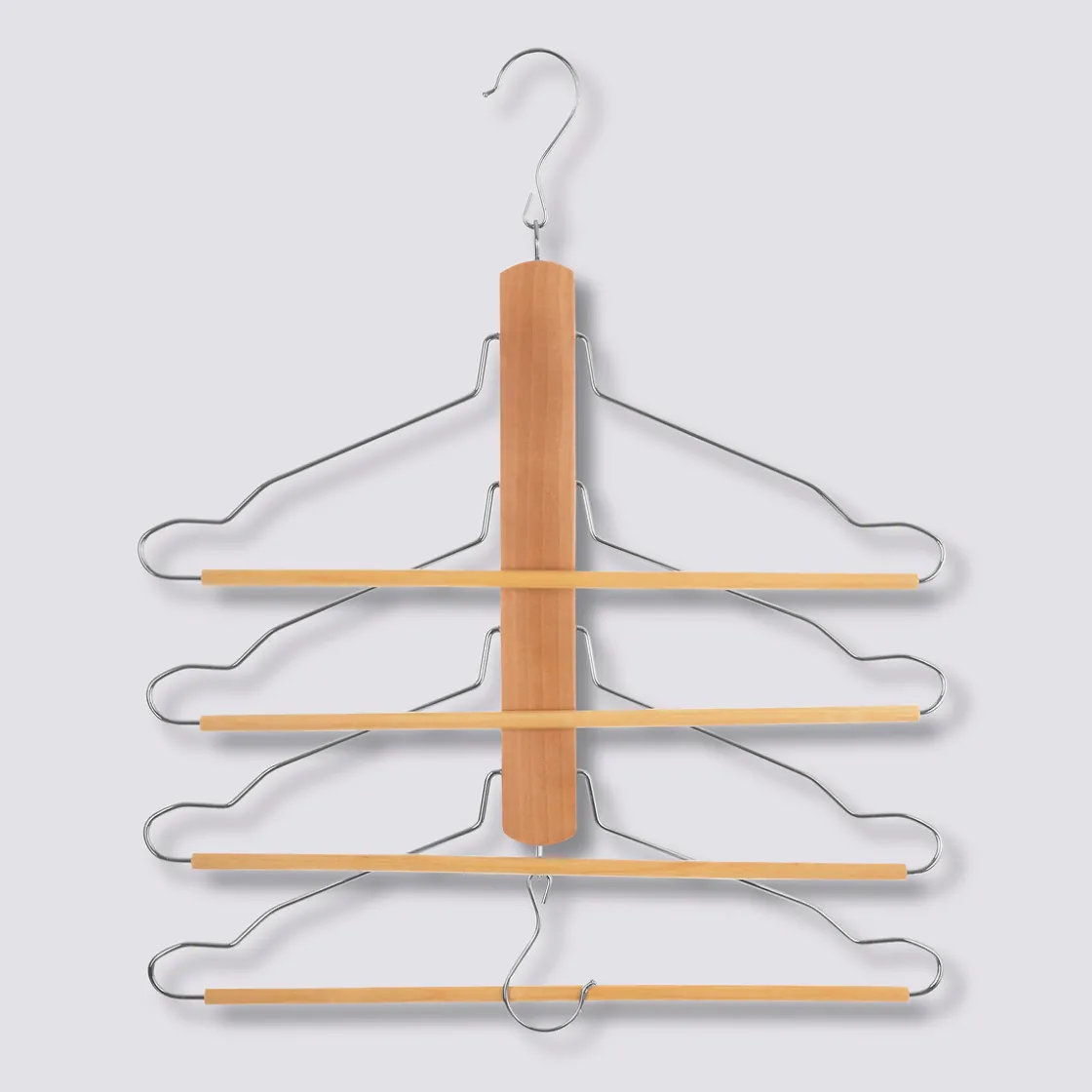 5five Cintre 4 pantalons en bois