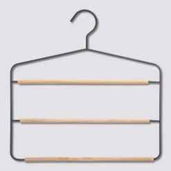 5five Cintre 3 pantalons en métal/bois