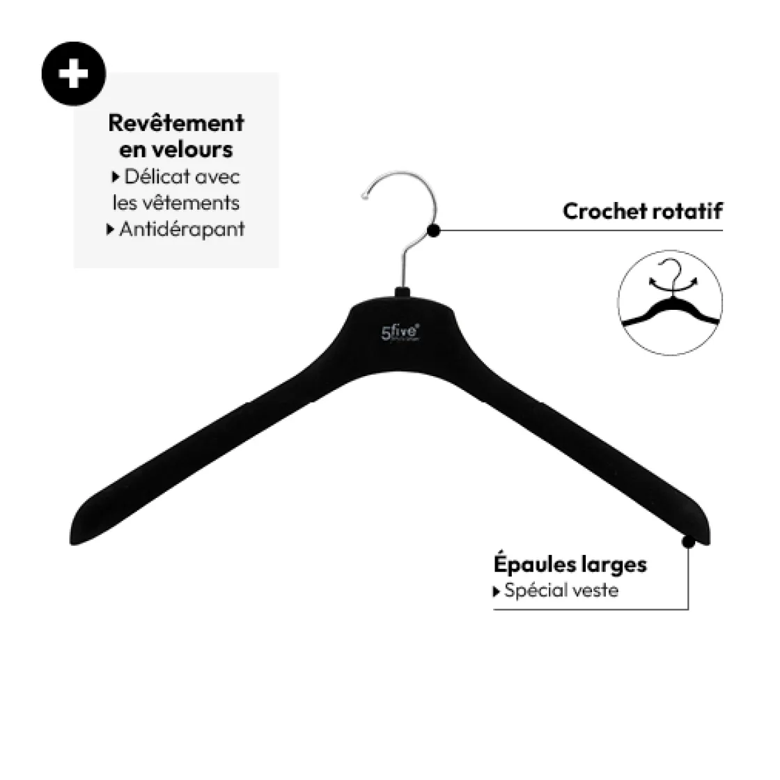 5five Cintre pour veste, Feutrine