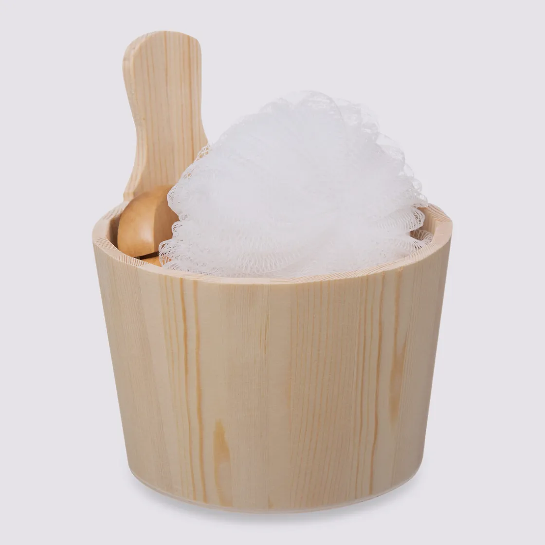 5five Coffret spa 5 pièces, Bois naturel