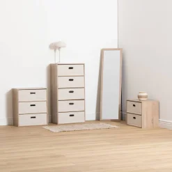 5five Commode 2 tiroirs, Beige