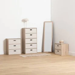 5five Commode 2 tiroirs, Beige