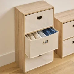 5five Commode 3 tiroirs, Beige