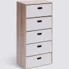 5five Commode 5 tiroirs, Beige