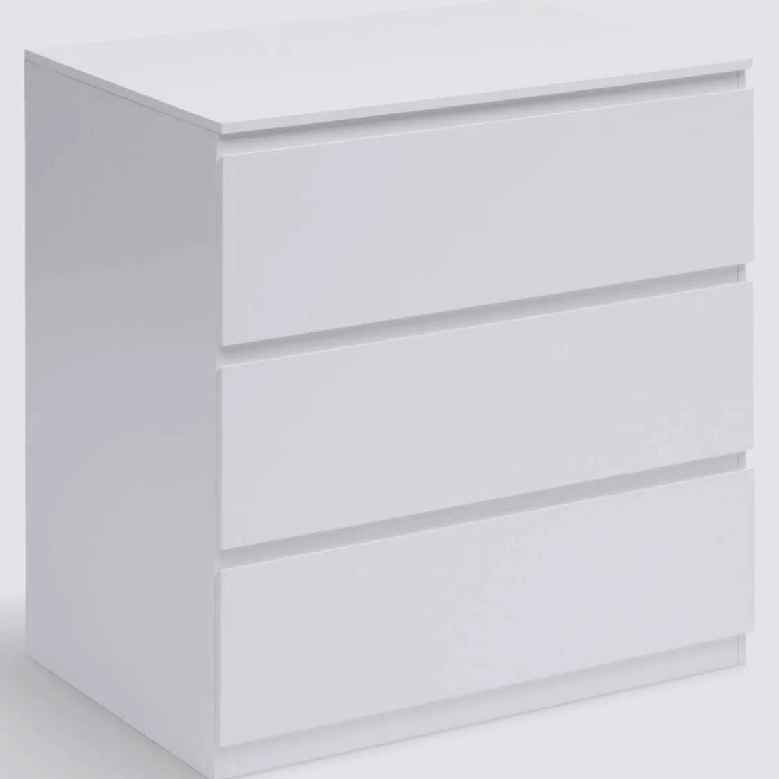 5five Commode 3 tiroirs, Blanc