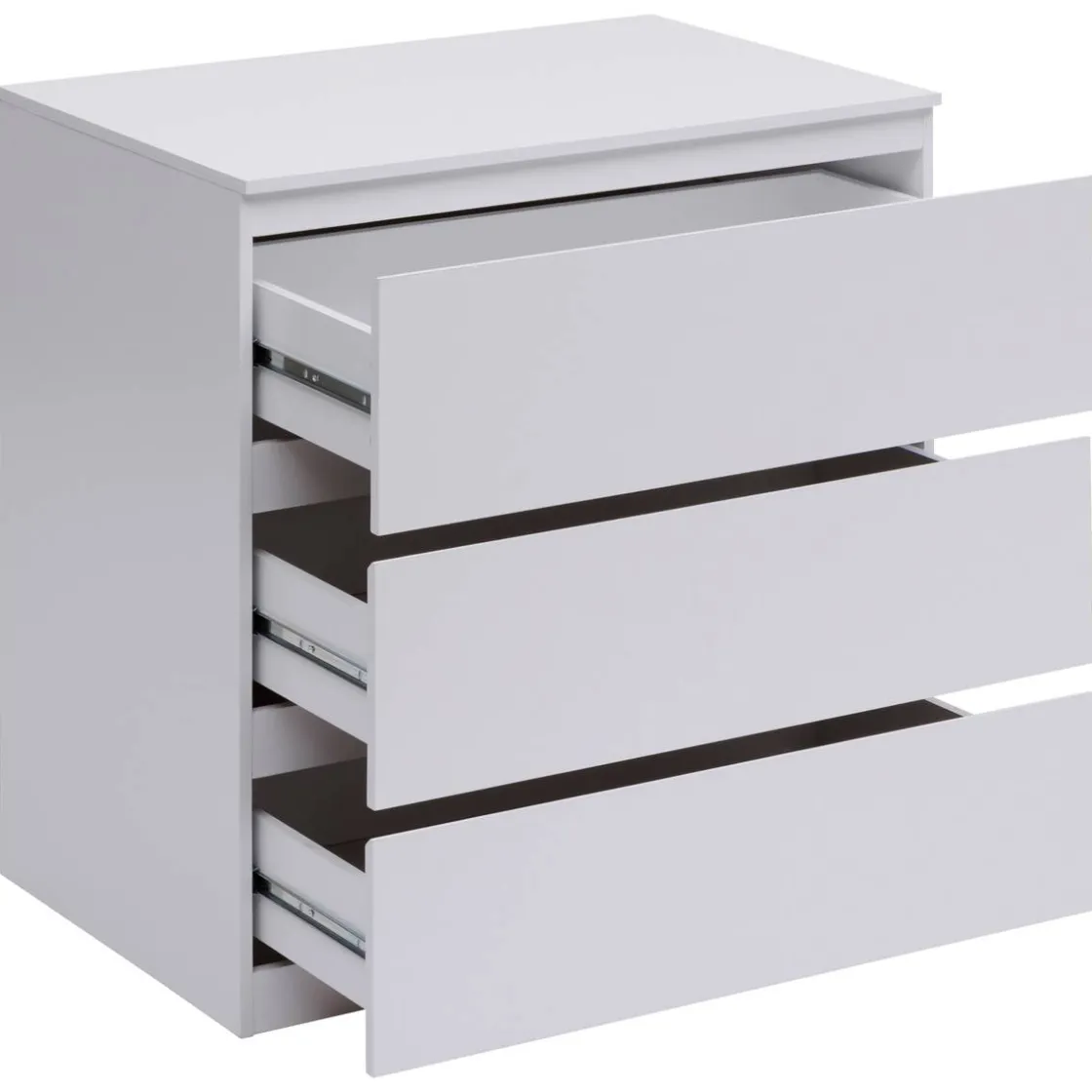 5five Commode 3 tiroirs, Blanc