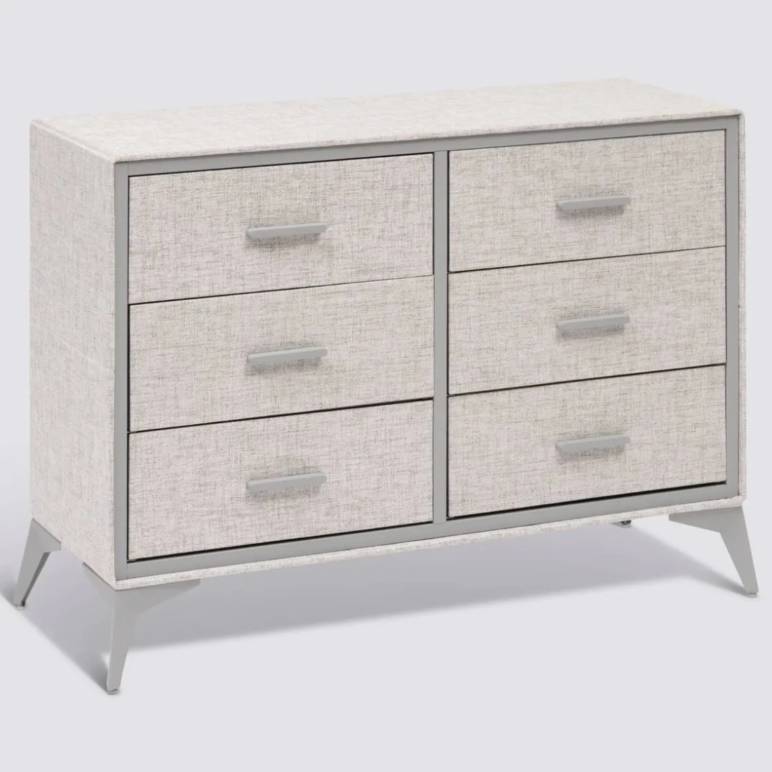 5five Commode 6 tiroirs, Gris