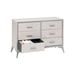 5five Commode 6 tiroirs, Gris