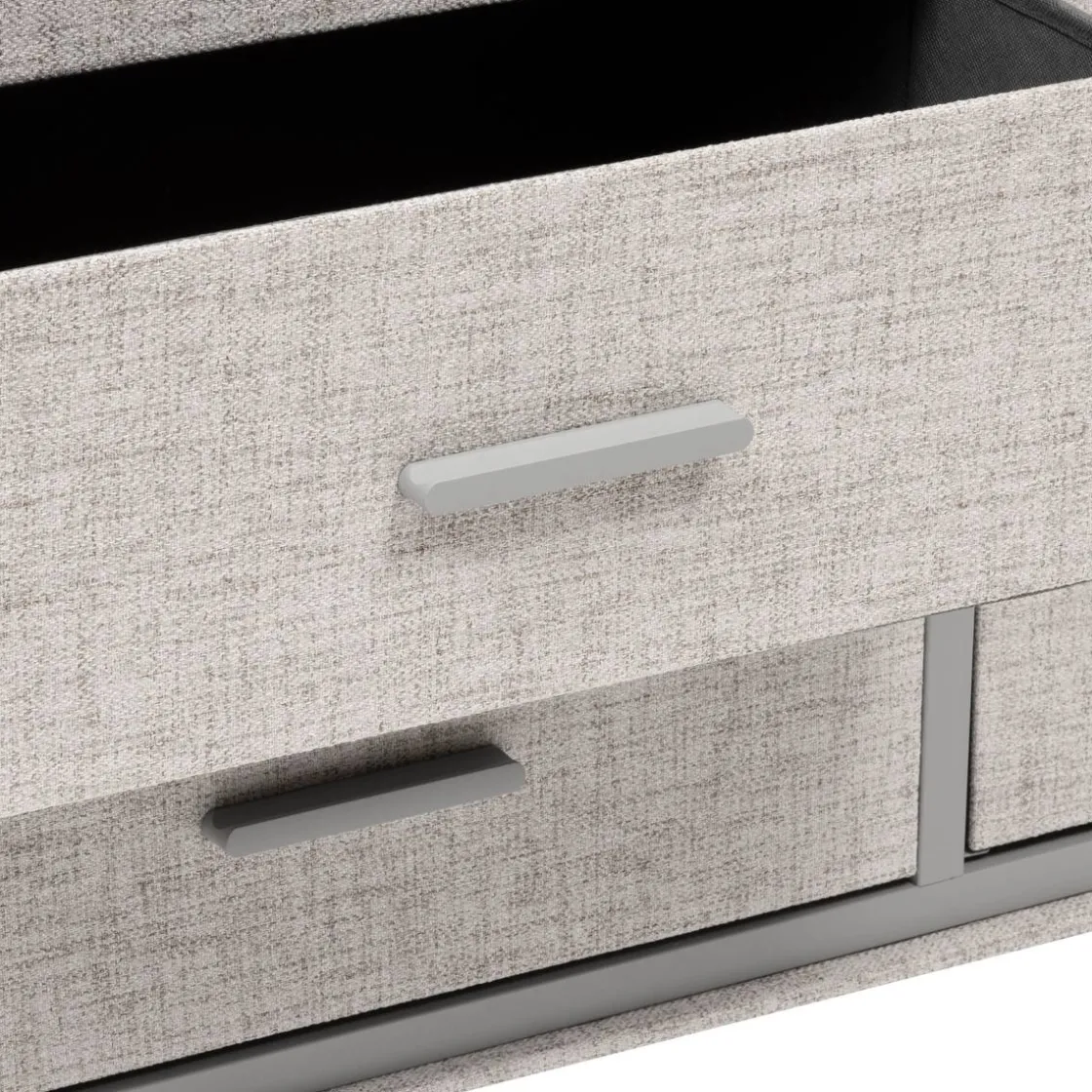 5five Commode 6 tiroirs, Gris