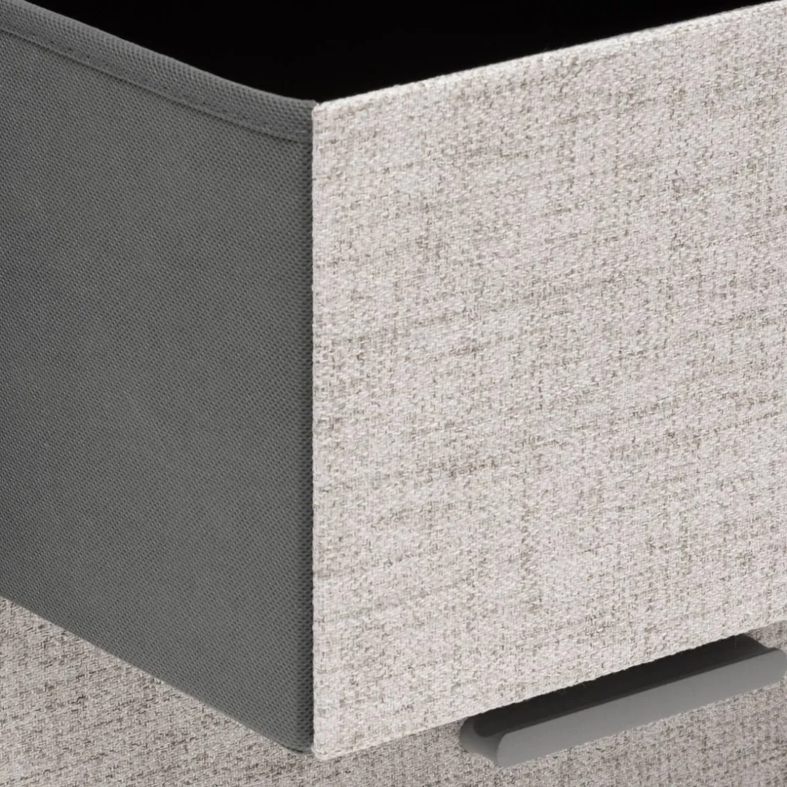 5five Commode 6 tiroirs, Gris