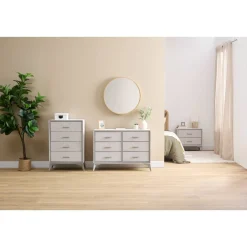 5five Commode 4 tiroirs, Gris