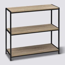 5five Console 3 niveaux, Effet chêne naturel