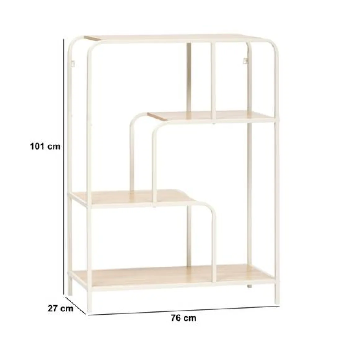 5five Console 2 étagères, Beige