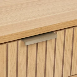 5five Console 2 tiroirs, Effet bois naturel
