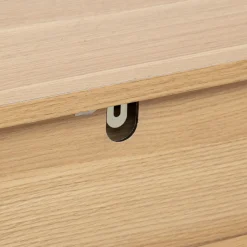 5five Console 2 tiroirs, Effet bois naturel