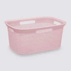 5five Corbeille à linge 45L, Rose