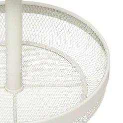 5five Corbeille 2 niveaux en métal, Beige