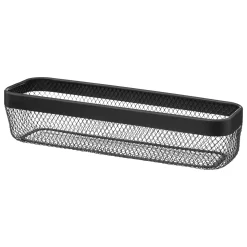 5five Corbeille à pain métal 40x14 cm, Noir