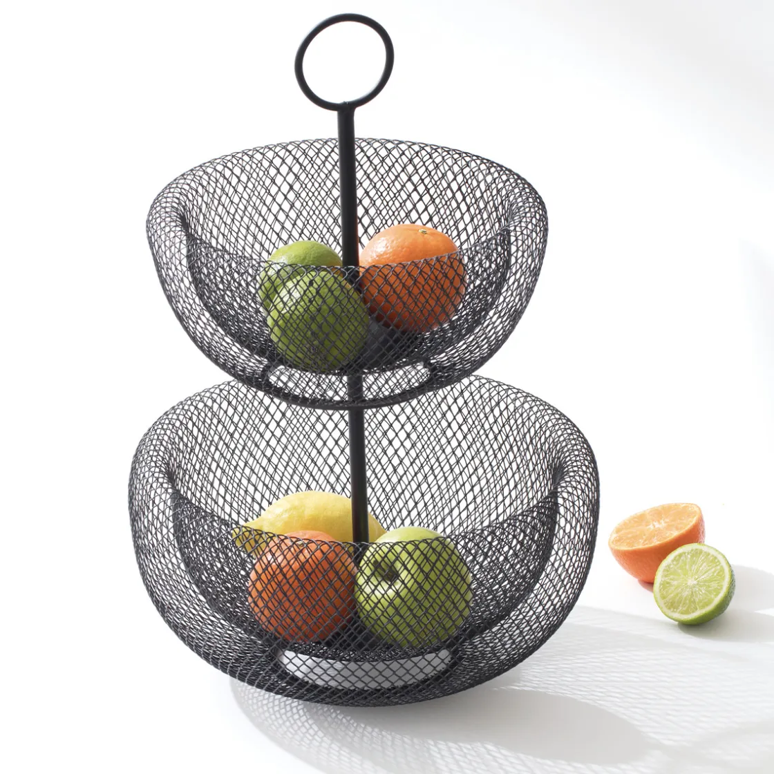 5five Corbeille 2 étages métal 24/29cm