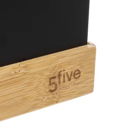 5five Corbeille bambou, Noir