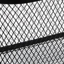 5five Corbeille en métal 40x26 cm, Noir