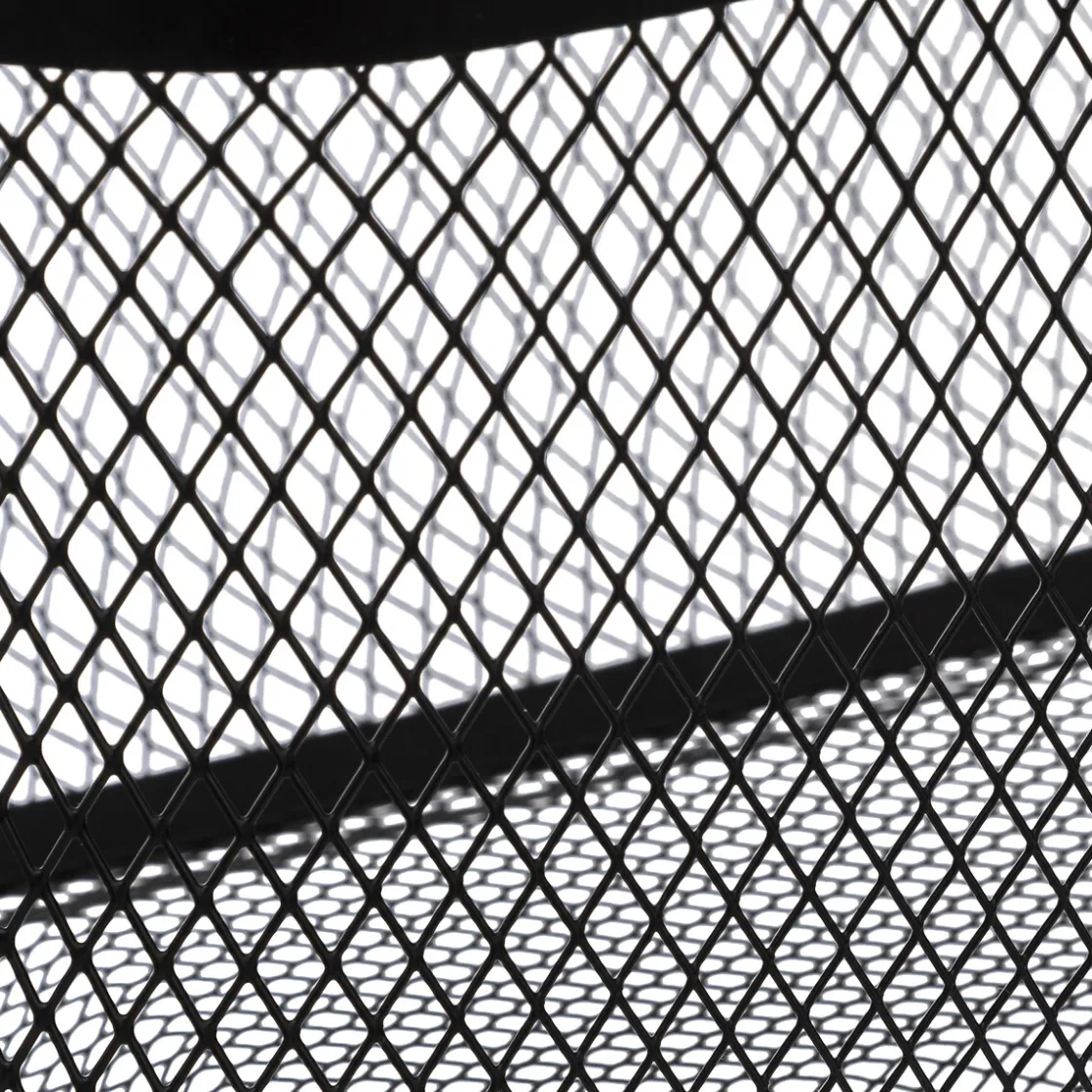 5five Corbeille en métal 40x26 cm, Noir