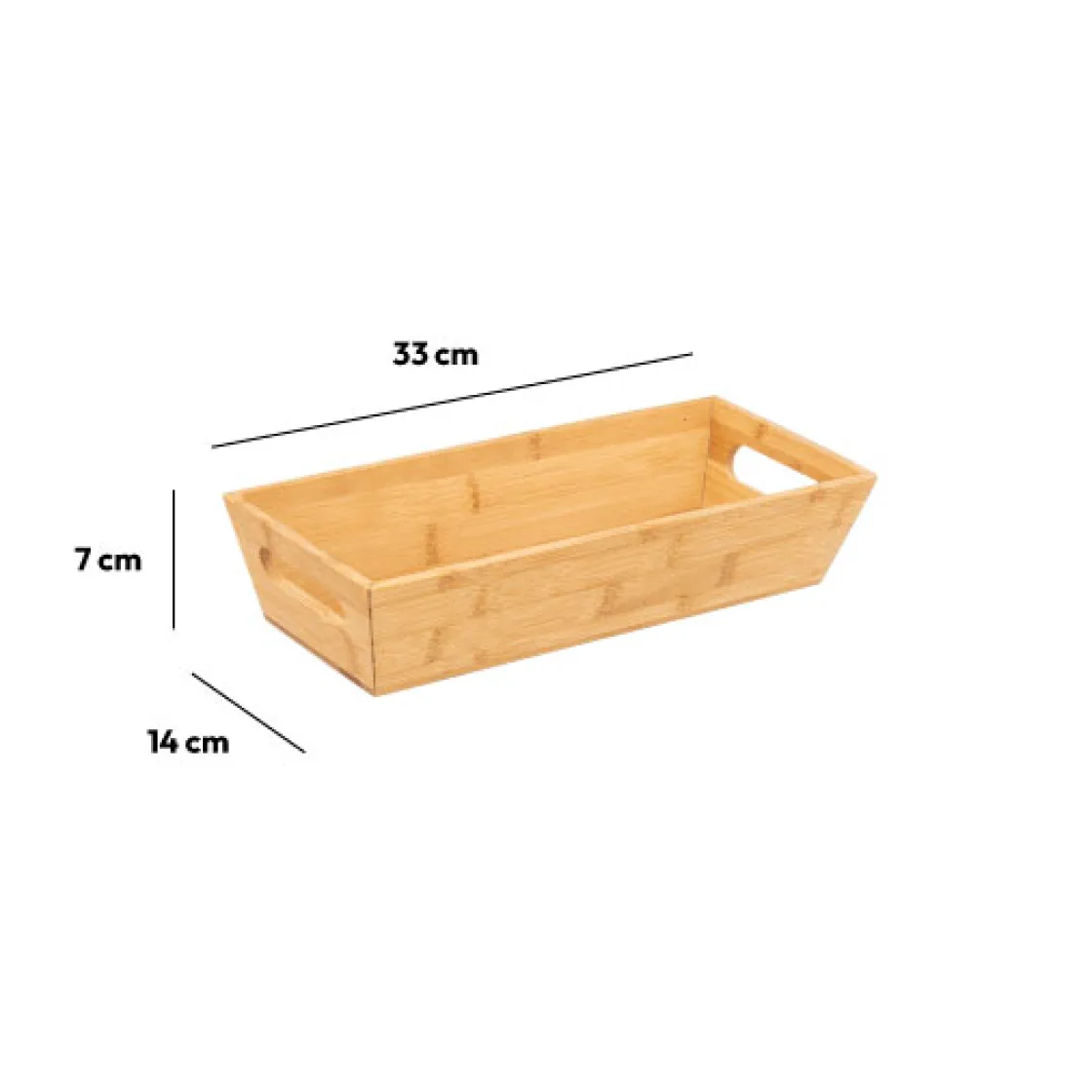 5five Corbeille rectangulaire 33x14 cm