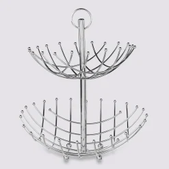 5five Corbeille spirale 2 étages métal 27,5/36cm