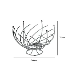 5five Corbeille spirale en métal 30 cm