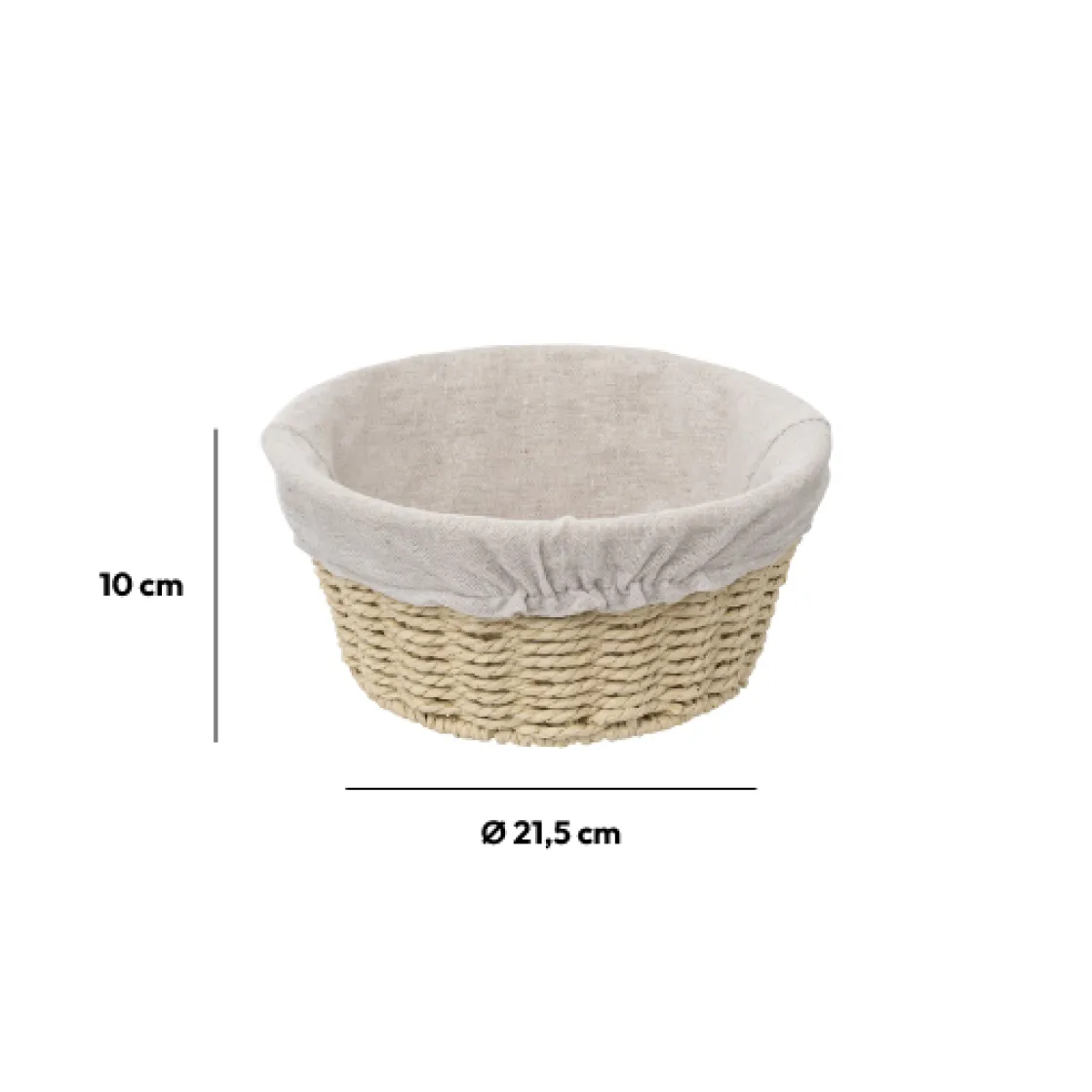 5five Corbeille tressée 21 cm