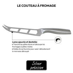 5five Couteau à fromage inox - lame 15cm
