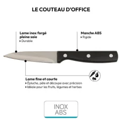 5five Couteau d'office inox - lame 9cm