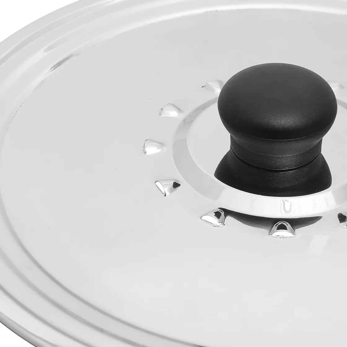5five Couvercle en inox universel, 22/24/26 cm