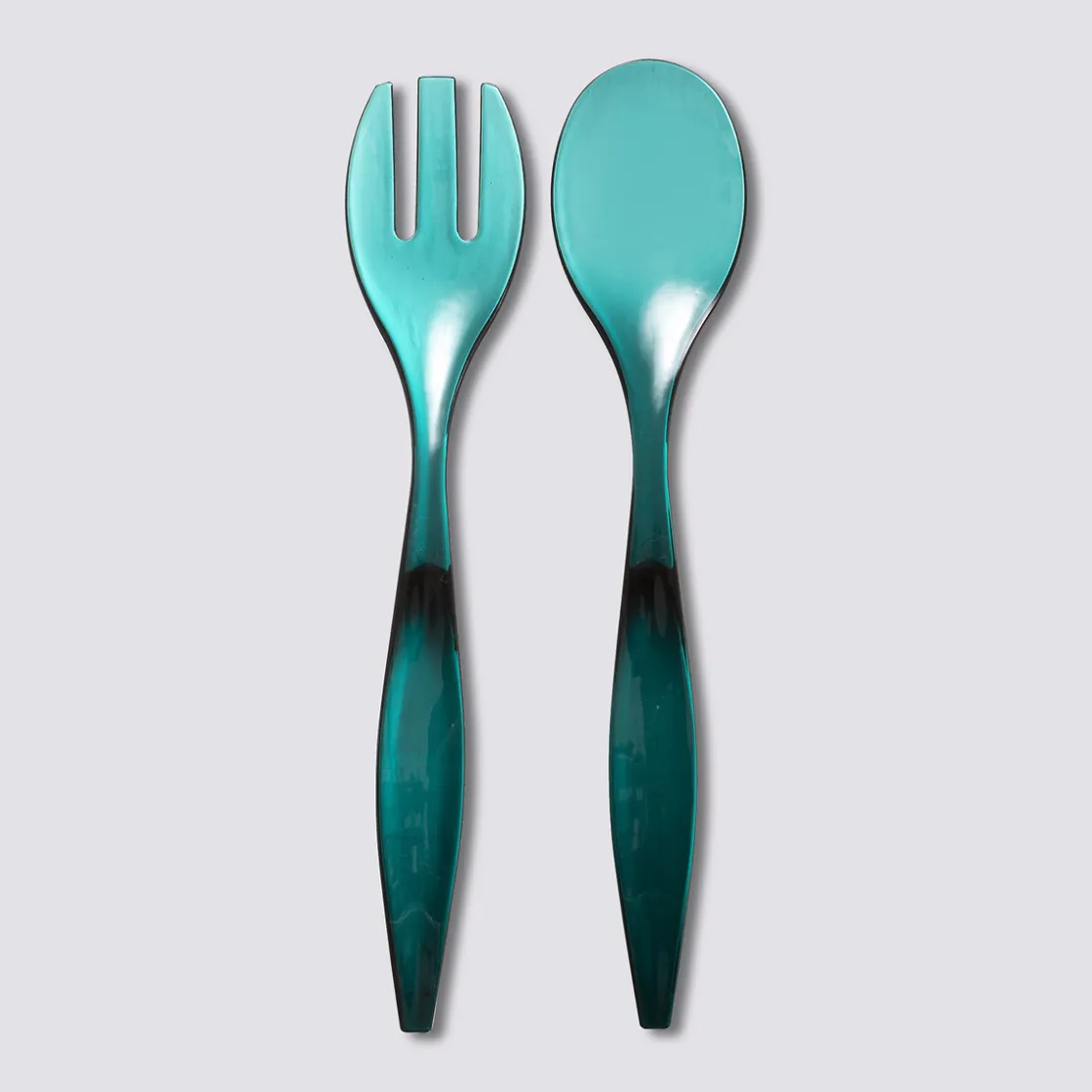 5five Couverts à salade, Bleu pétrole