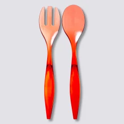 5five Couverts à salade, Rouge nacarat