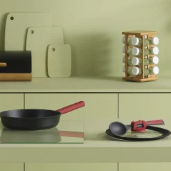 5five Cuillère silicone- Noir,rouge