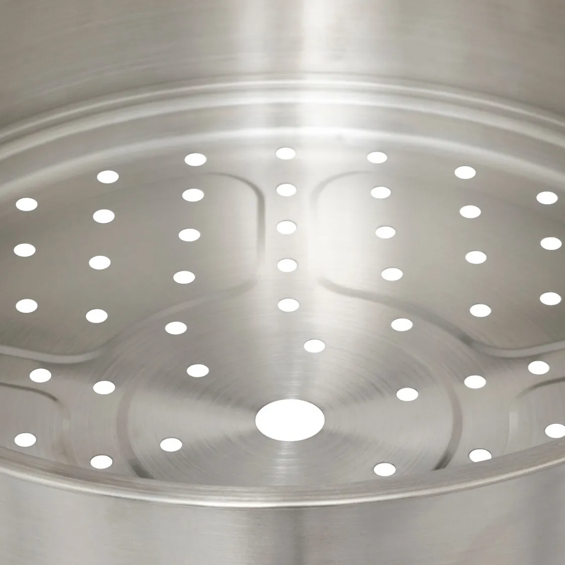 5five Cuiseur vapeur fonte d'aluminium gris, 24cm