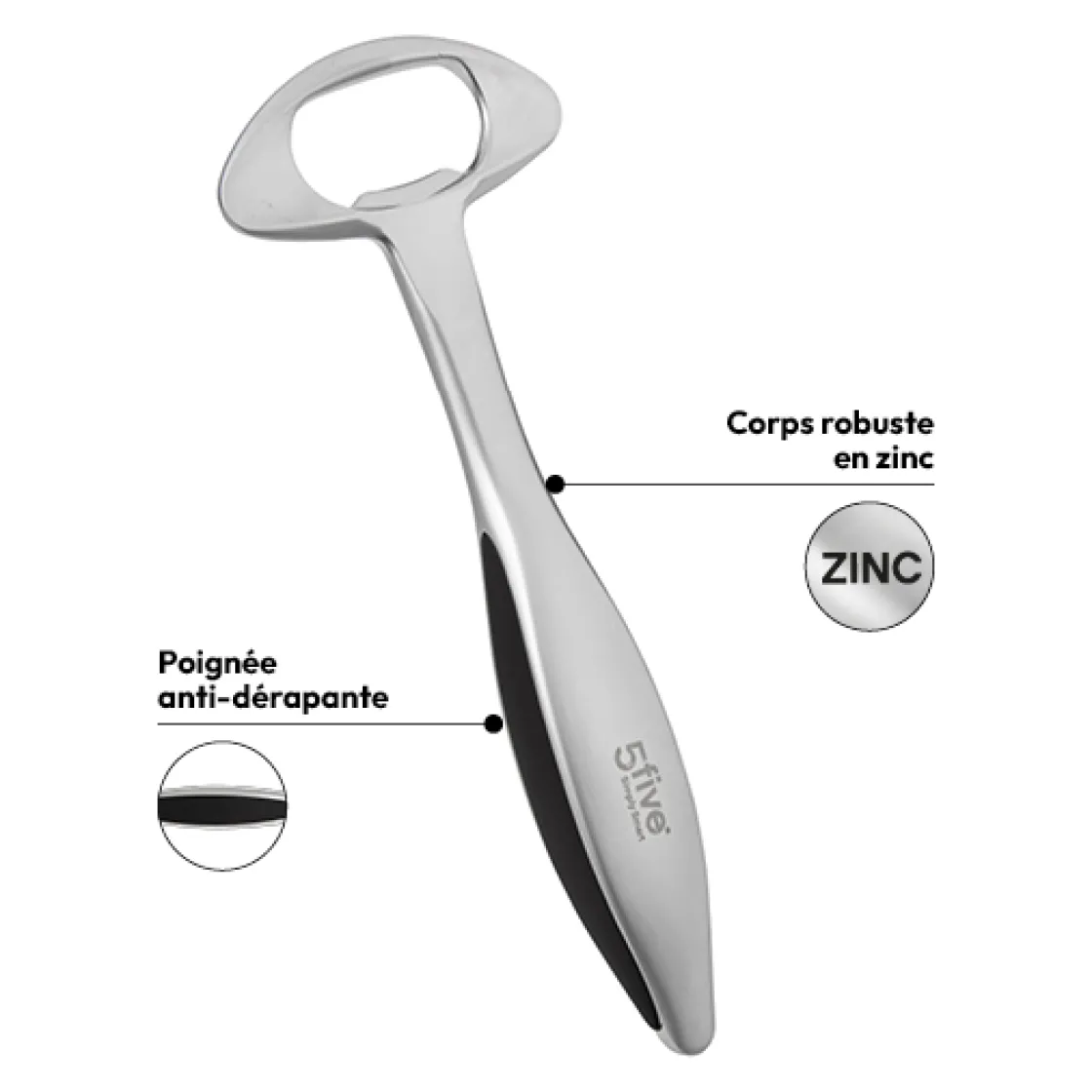 5five Décapsuleur, Zinc